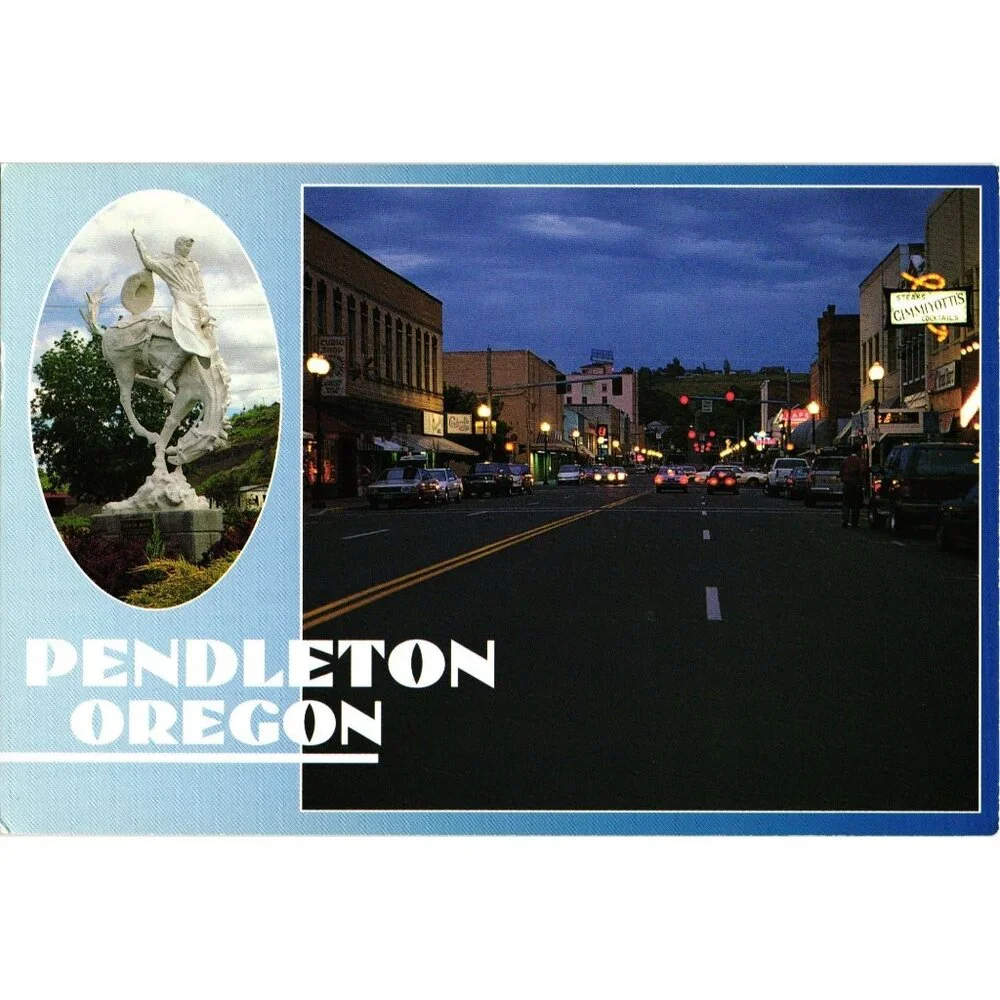 Pendleton Oregon Postcard Smith Western Inc Photo By Matt Johnson